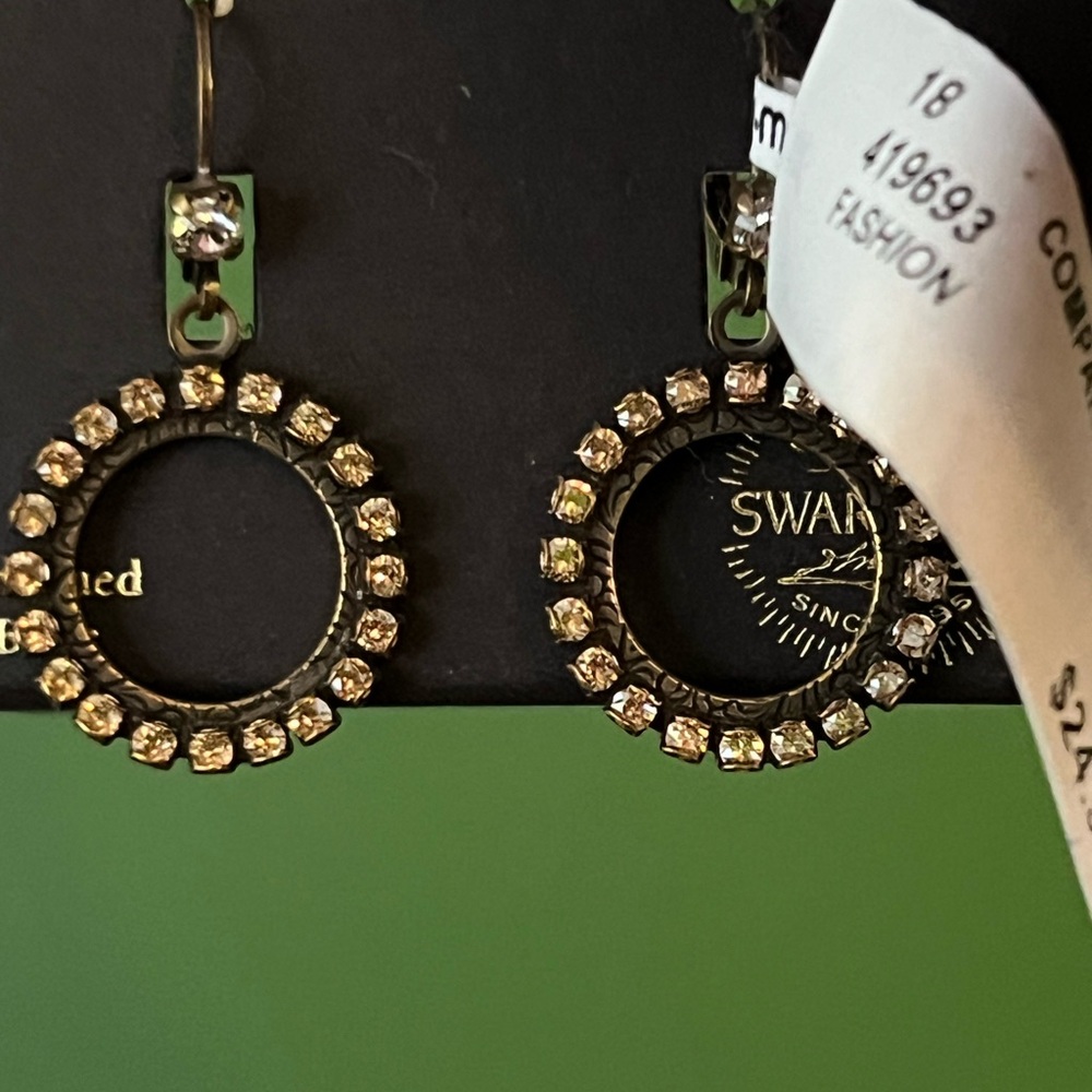 Drop Antiqued Bronze Earrings (NEW)